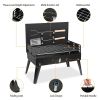 Portable Charcoal Grill Foldable BBQ Suitcase Grill Shelf For Outdoor Camping Picnics Garden Grilling