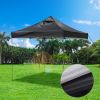 9.6x9.6ft EZ Canopy Gazebo Top Replacement/Black