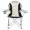 Medium Camping Chair Fishing Chair Folding Chair Black Gray