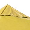 9.6x9.6ft EZ Canopy Gazebo Top Replacement Mineral Yellow