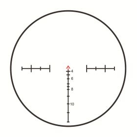 Maku metal sight 4x32 eating chicken outdoor sports quadruple lens (Option: HY9113 2style)