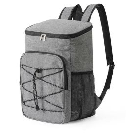 Portable Travel Large Capacity Outdoor Picnic Backpack (Color: Gray)