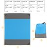 108x96.46in Sand Proof Picnic Blanket Water Resistant Foldable Camping Beach Mat